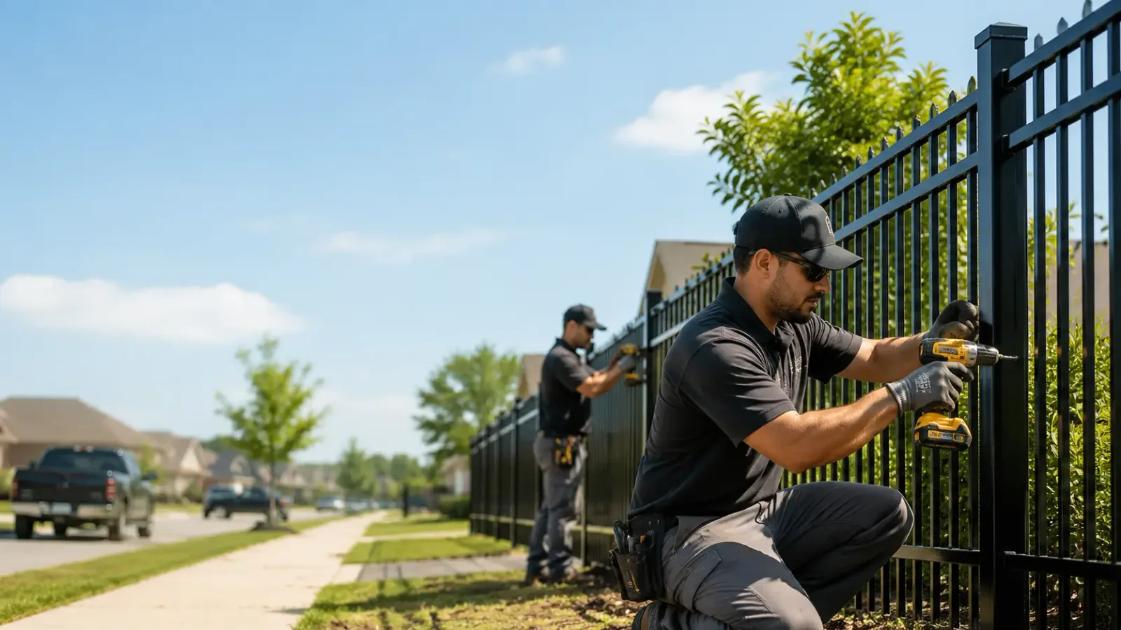 Metal Fence Installation in Clinton, CT